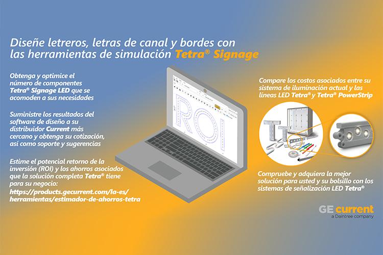 Actualice sus vitrinas con el sistema de iluminacion LED Tetra para letreros